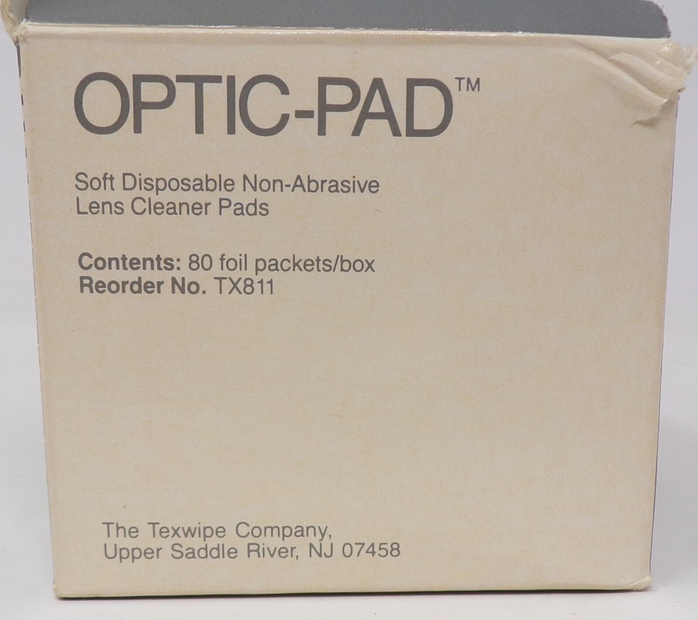 Texwipe Optic-Pad Camera Microscope Prisms Soft Non-Abrasive Lens Cleaner TX811