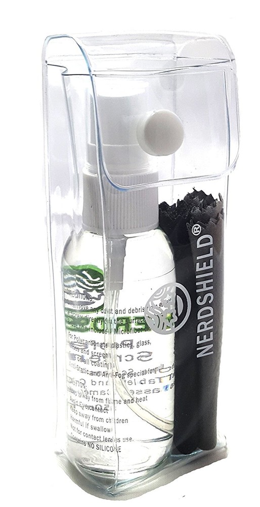 Cell Phone iPhone Screen Cleaner Pump Spray 1.7oz includes 2 Microfiber Cloths