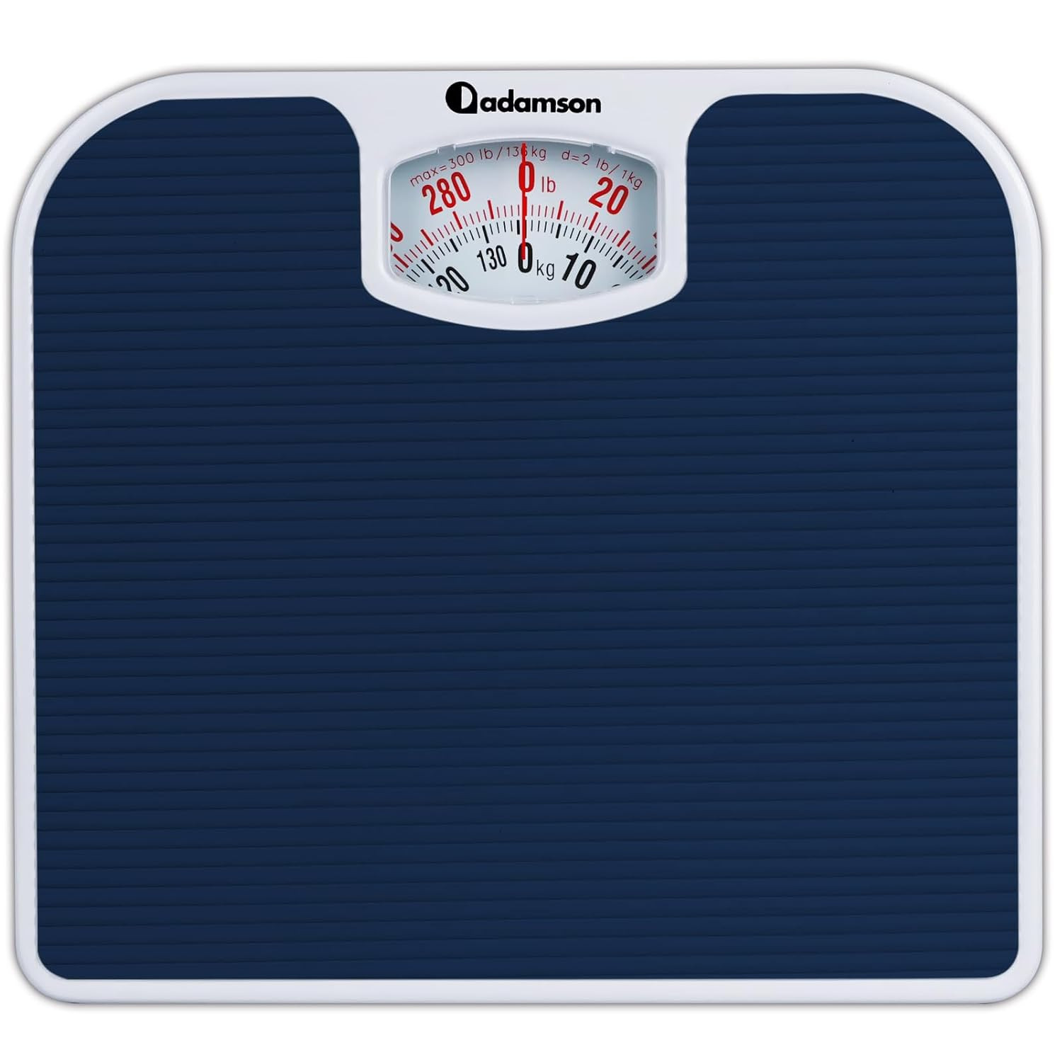 Analog Bathroom Scale Mechanical Body Weight Scale 300 LB Capacity Non Slip