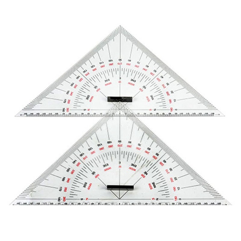 Chart Drawing Triangle Ruler for Ship Drawing 300mm -Scale Triangle Ruler4199
