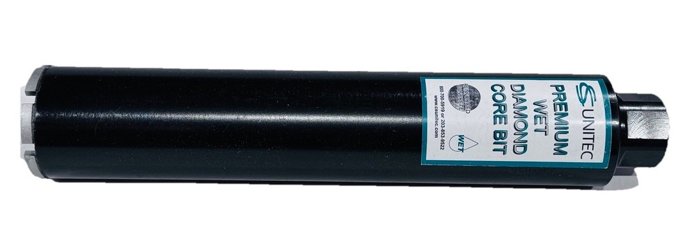 CS Unitec 3” Premium Wet Diamond Core Segmented Concrete Core Bit