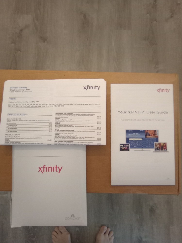 Xfinity Set Top Box Unused
