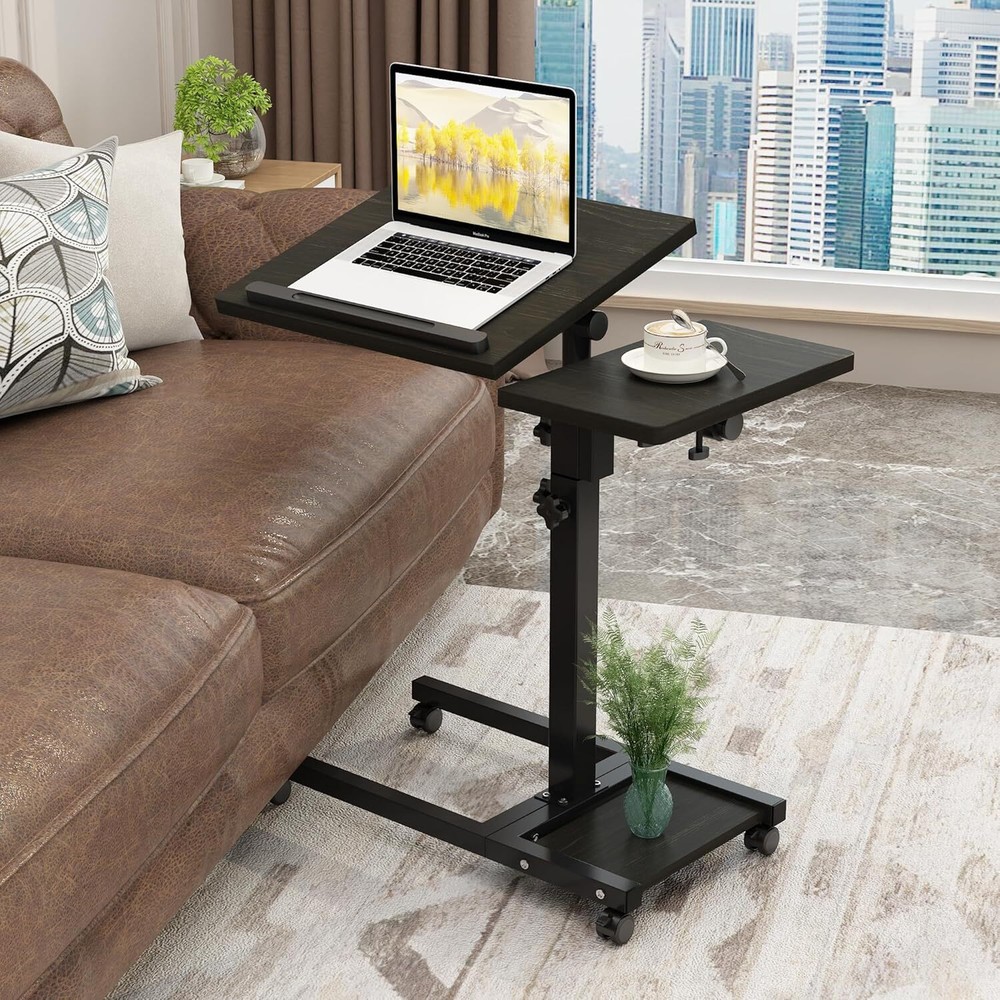Mobile Adjustable Height Laptop Stand PC Computer Portable Notebook Dekuwood