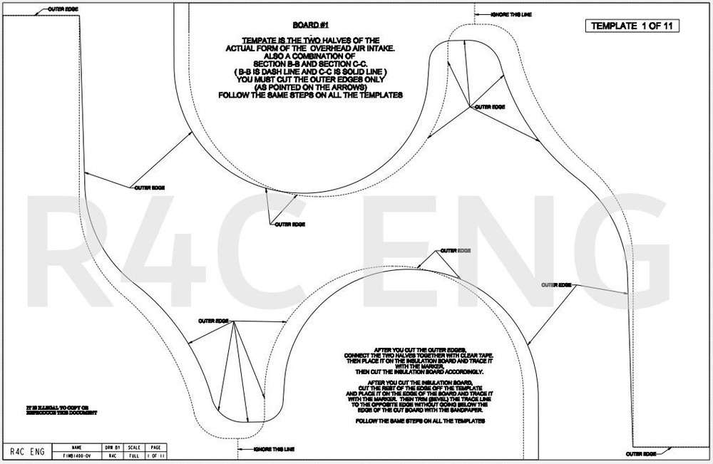 Formula 1 Plan (Sim Racing Cockpit Plan) in PDF format and hard copy