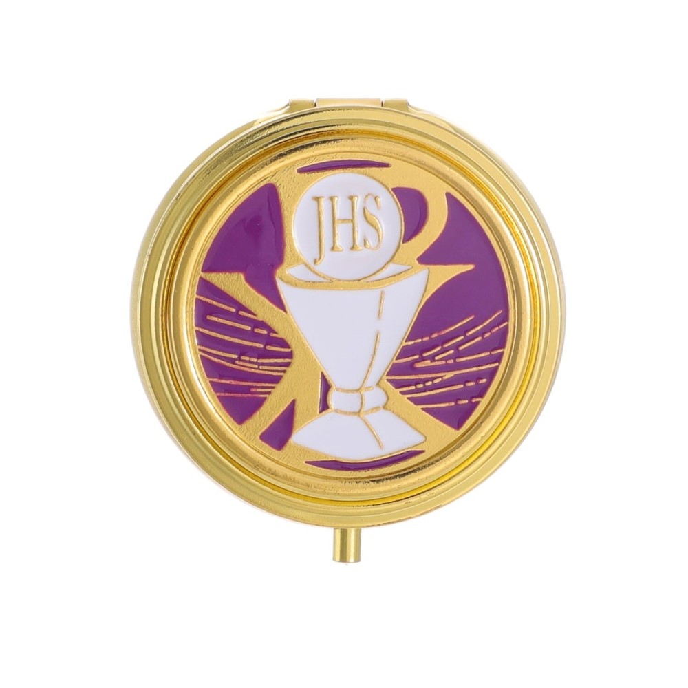 KOMI Pyx for Communion Host Catholic, Baptism Keepsake Box, Unique First Comm...