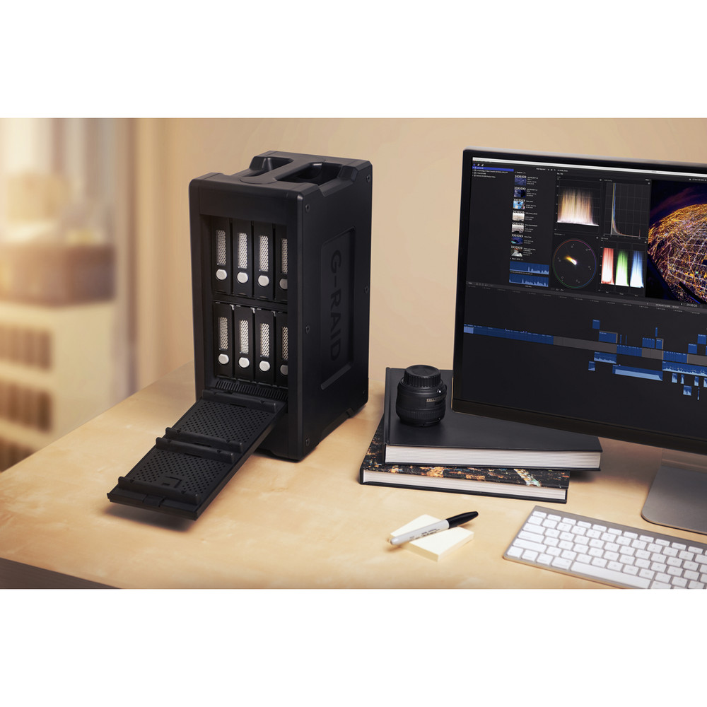 SanDisk Professional G-RAID Shuttle 8-Bay Thunderbolt 3 RAID Array with 96TB (8x