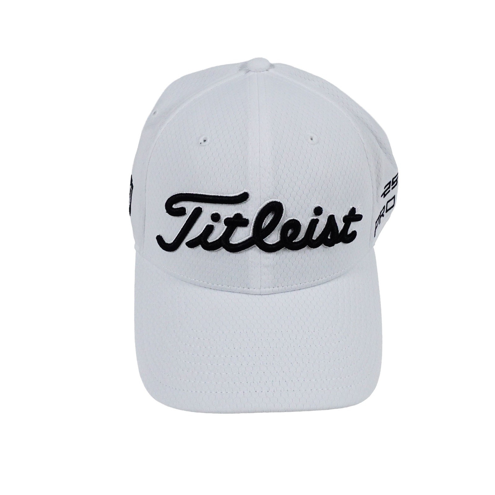 Titleist Pro V1 FJ Tour Elite 25th Anniversary Golf Hat White Black L / XL