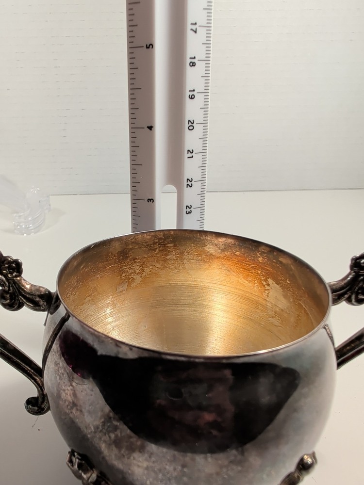 Leonard, Silver Plated,footed Sugar Bowl