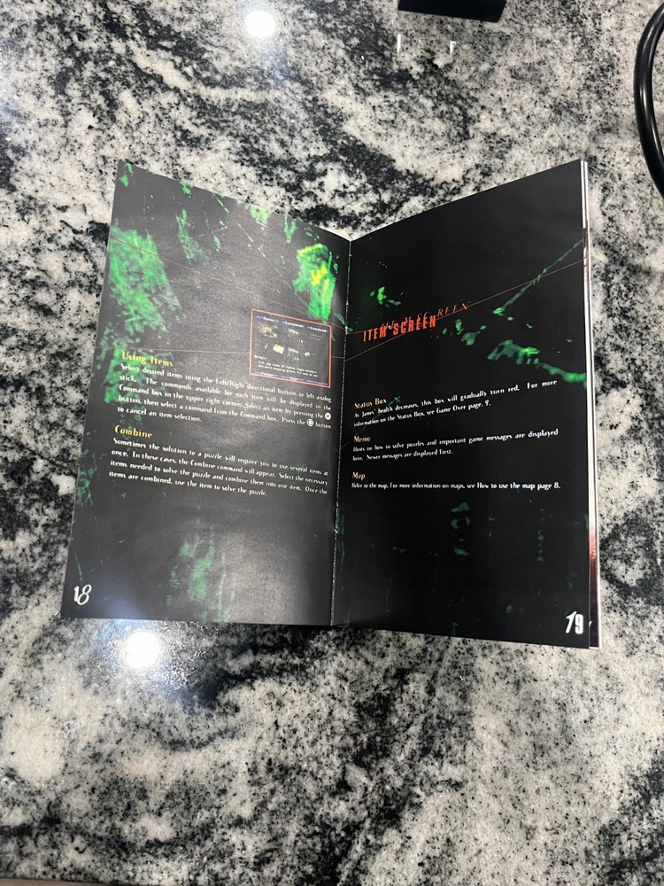 Silent Hill 2 PS2 Manual