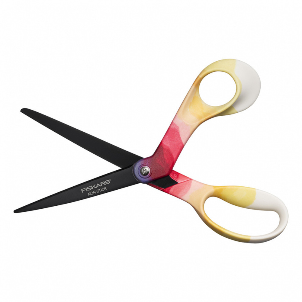 Fiskars Explore Collection Non-Stick Pattern Scissors: 8 in. / 1-pack (Daybreak)