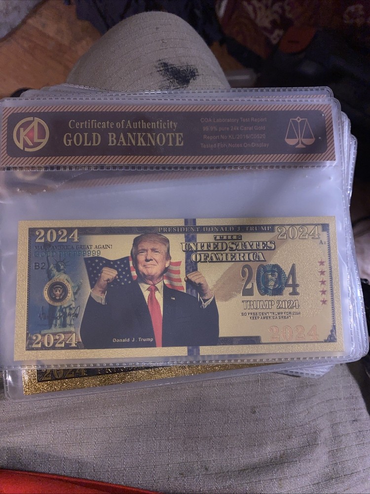 President Trump Gold Notes