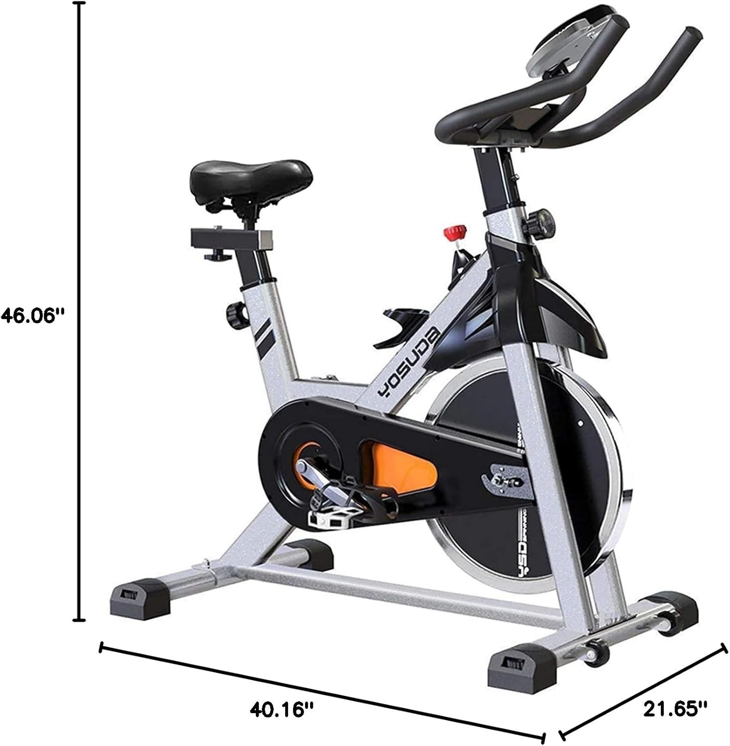 YOSUDA Exercise Bike Brake Pad Stationary Low Noise Magnetic Indoor Cycling Bike