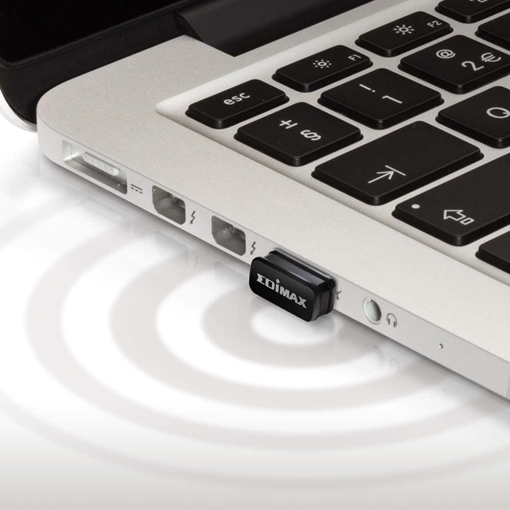 Wi-Fi 4 USB Adapter 150Mbps for PC, Plug-n-Play for Windows, Linux, Mac OS