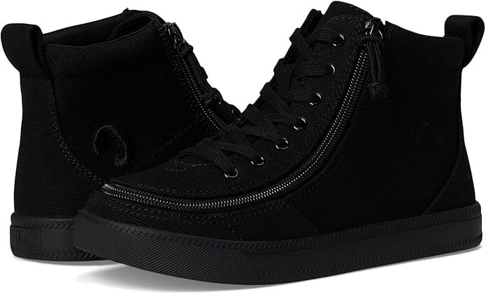 BILLY Footwear Kids Classic Lace High (Little Kid/Big Kid) Black – Sizes 13 & 2