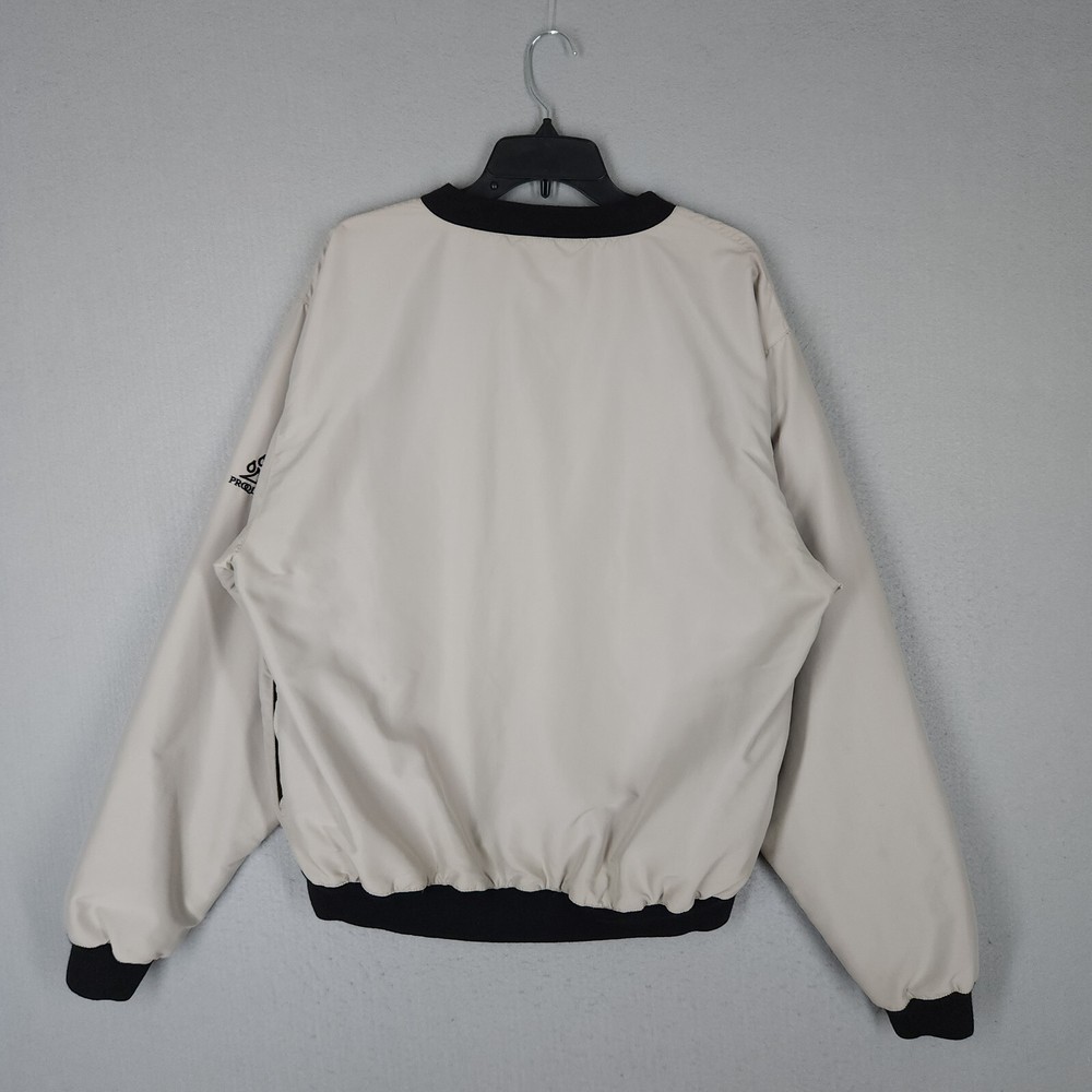 Proquip Windbreaker Jacket Mens Large Beige Pinewild Windshield Pullover Golf