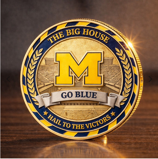 Michigan Wolverines Coin