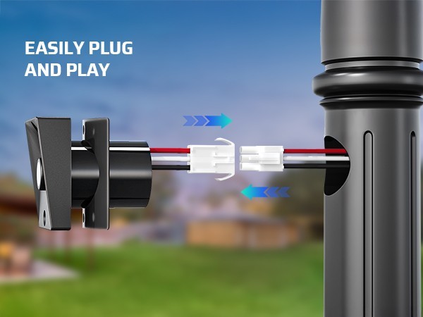 EDISHINE Photoelectric Switch, Post Light Sensor Replacement, Easy Install