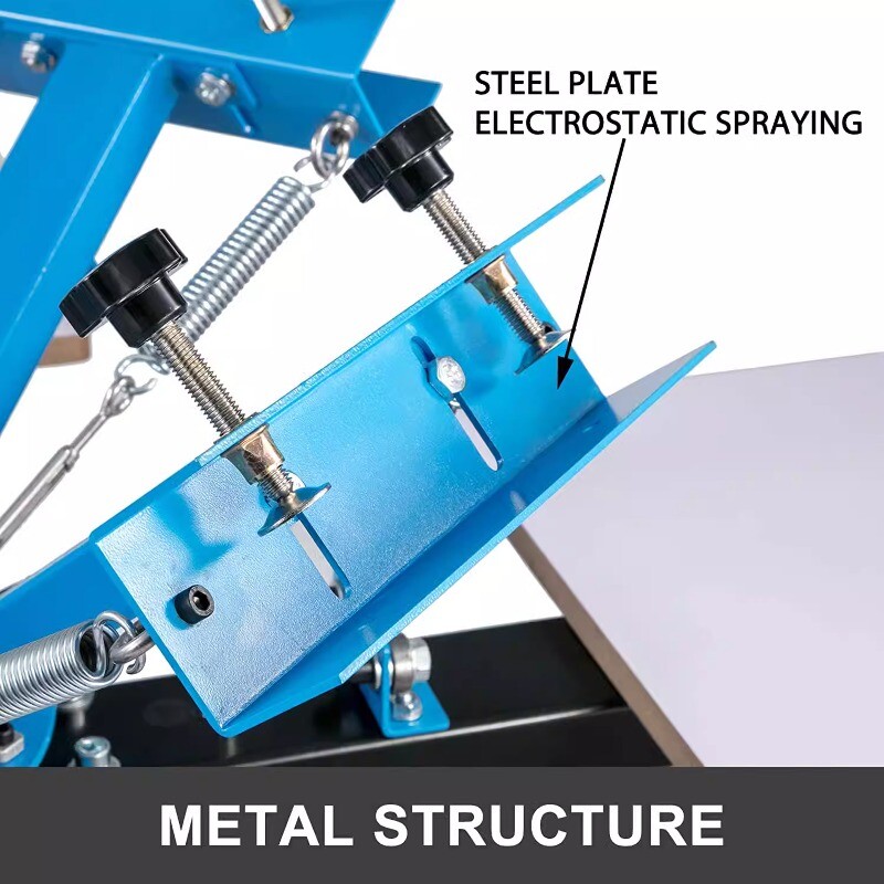 Screen Printing Machine Flatbed 4 Color 1 Position Screen Printing Machine-