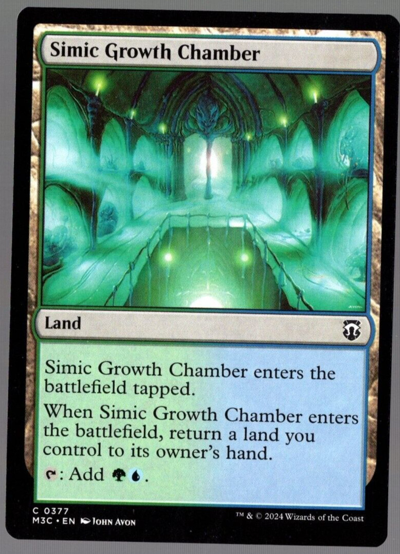Simic Growth Chamber 0377 Non Foil Common Modern Horizons 3 MTG Near Mint