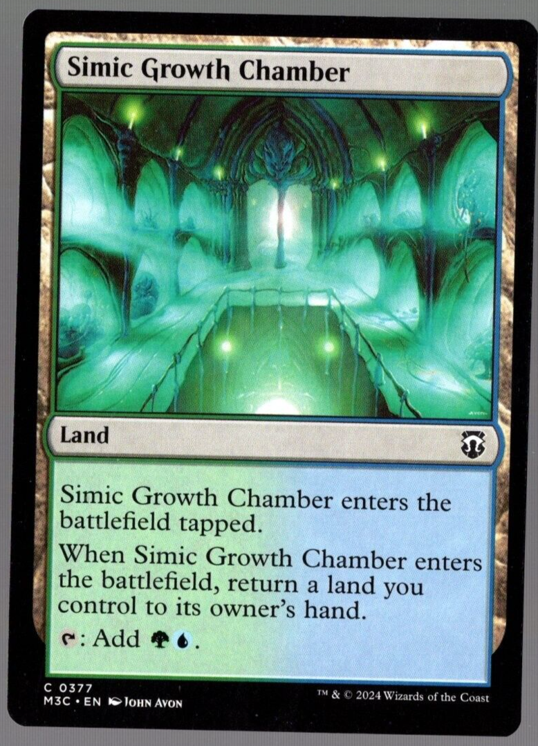 Simic Growth Chamber 0377 Non Foil Common Modern Horizons 3 MTG Near Mint