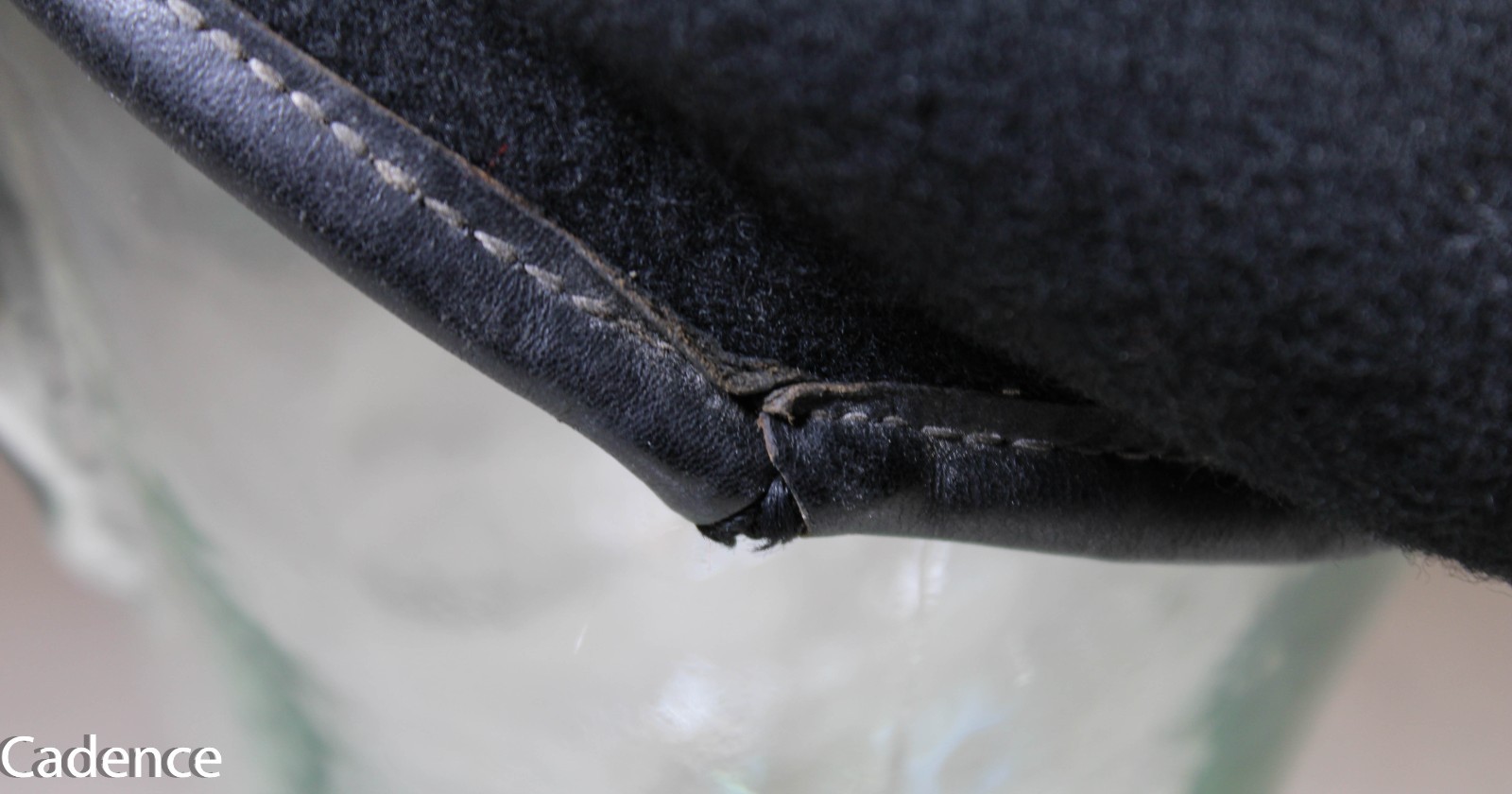 US Vietnam Black Ranger Beret Canadian Made Dated 1952 Huge 7 1/2 Worn S931