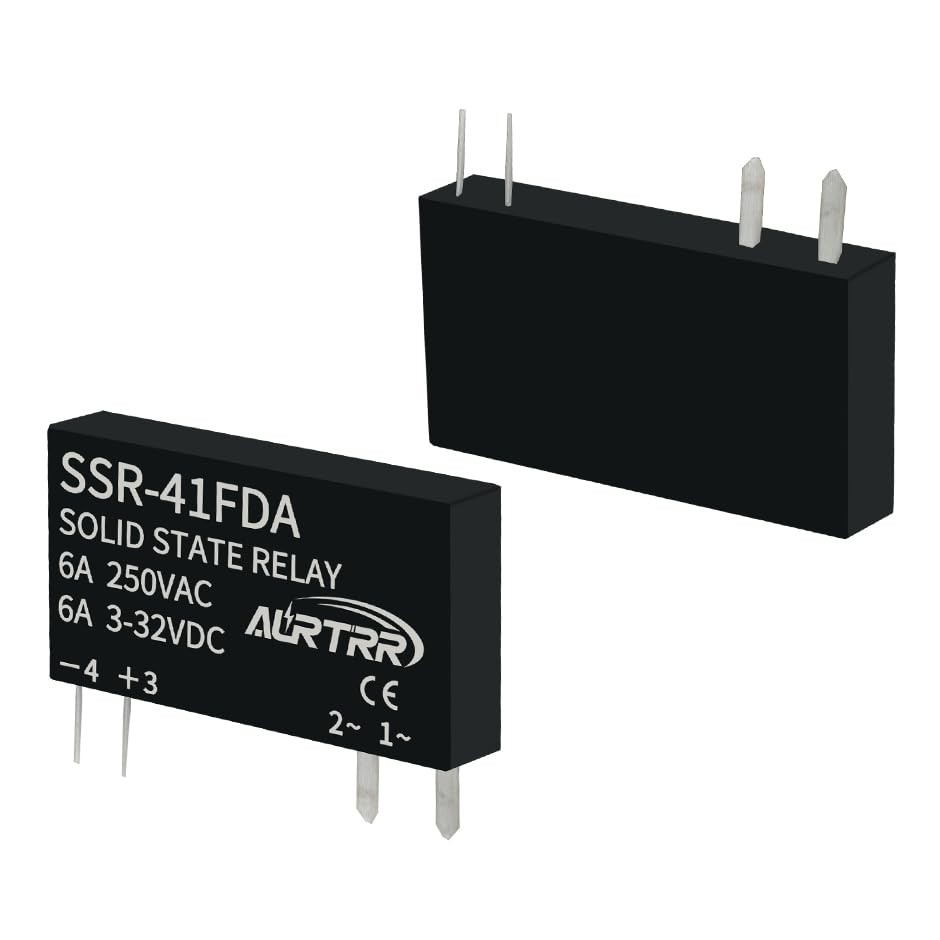 (10pcs)12V 5V 3v 3.3V Solid State Relay 41fda,Dc to Ac,Input 3 small 10pcs DA
