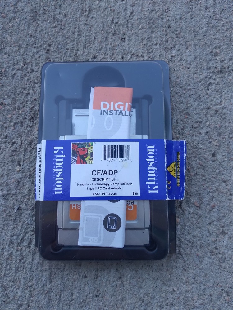 Kingston Compact Flash Type II PC Card Adaptor