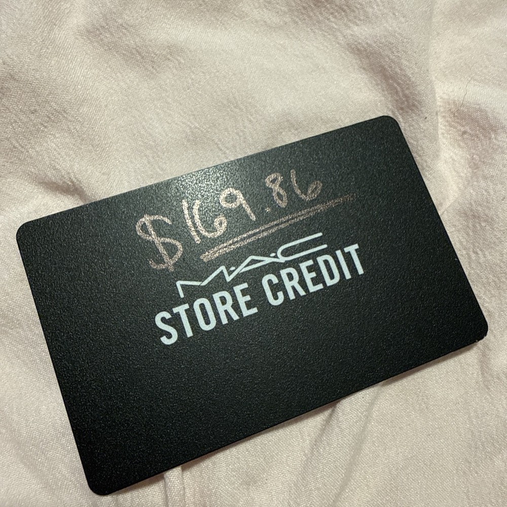 MAC Gift Card-$169.86 Balance
