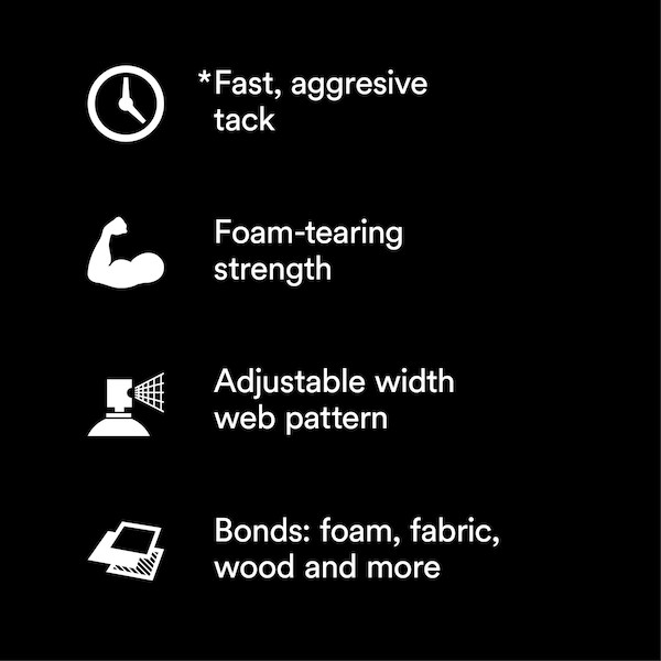 3M 74Ca Epoxy Adhesive, Foam Fast 74Ca Series, Gray, 19 Oz, Tube