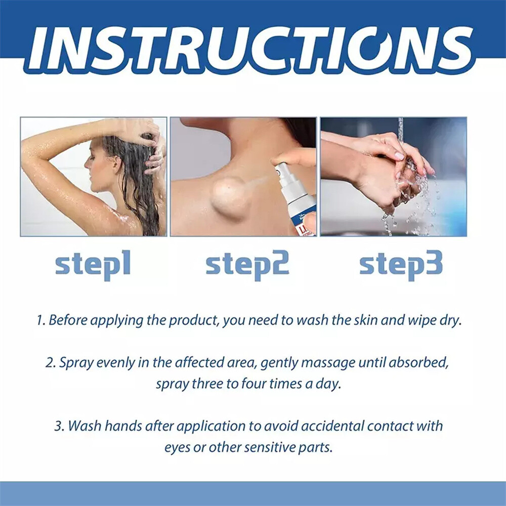 50ML Lipomheilung Reduction Spray, Instant LumpFree Lipoma Removal Spray