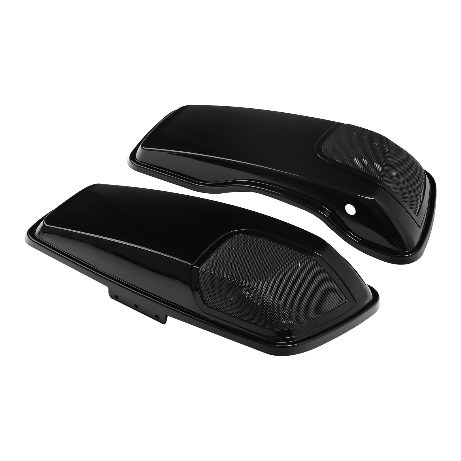 Saddlebag Lids Speaker Cutouts Fit For Harley Touring Road King Glide 2014-2024