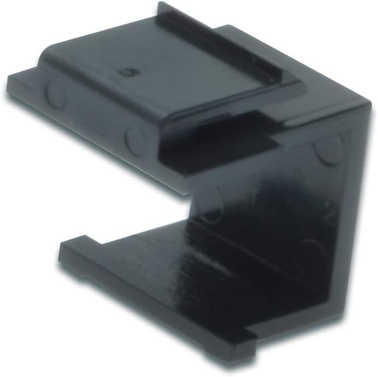 Digitus DNBLIND Locking Cap for Blank Patch Panels Or Sockets, Black, Keystone M