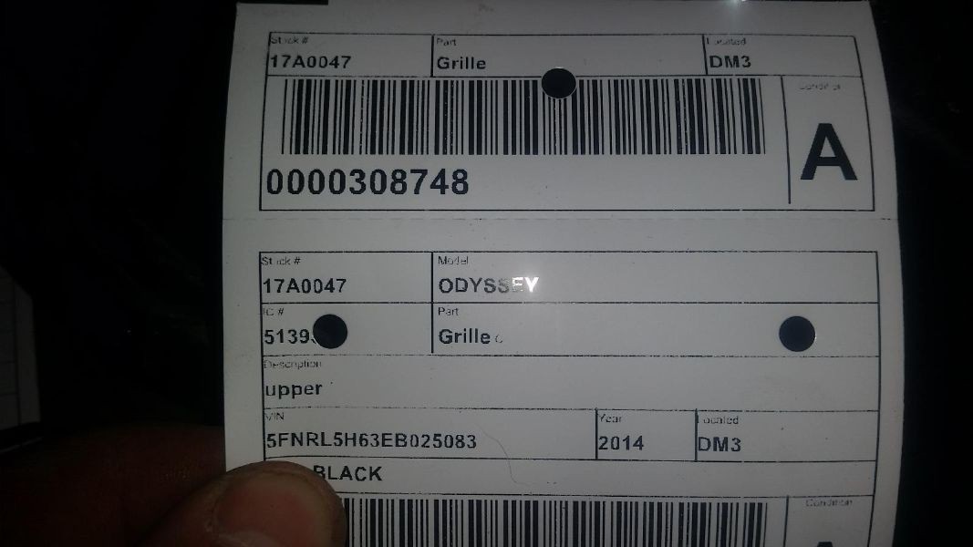 Info-GPS-TV Screen Display Screen Dash Mounted Upper Fits 14-17 ODYSSEY 773504