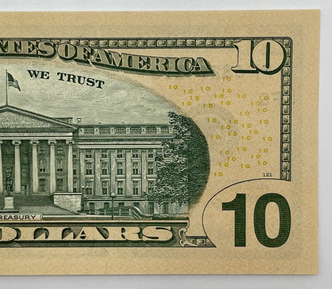 NEW $10 STAR NOTE Uncirculated TEN Dollar Bill Series 2017A ONE STAR NOTE