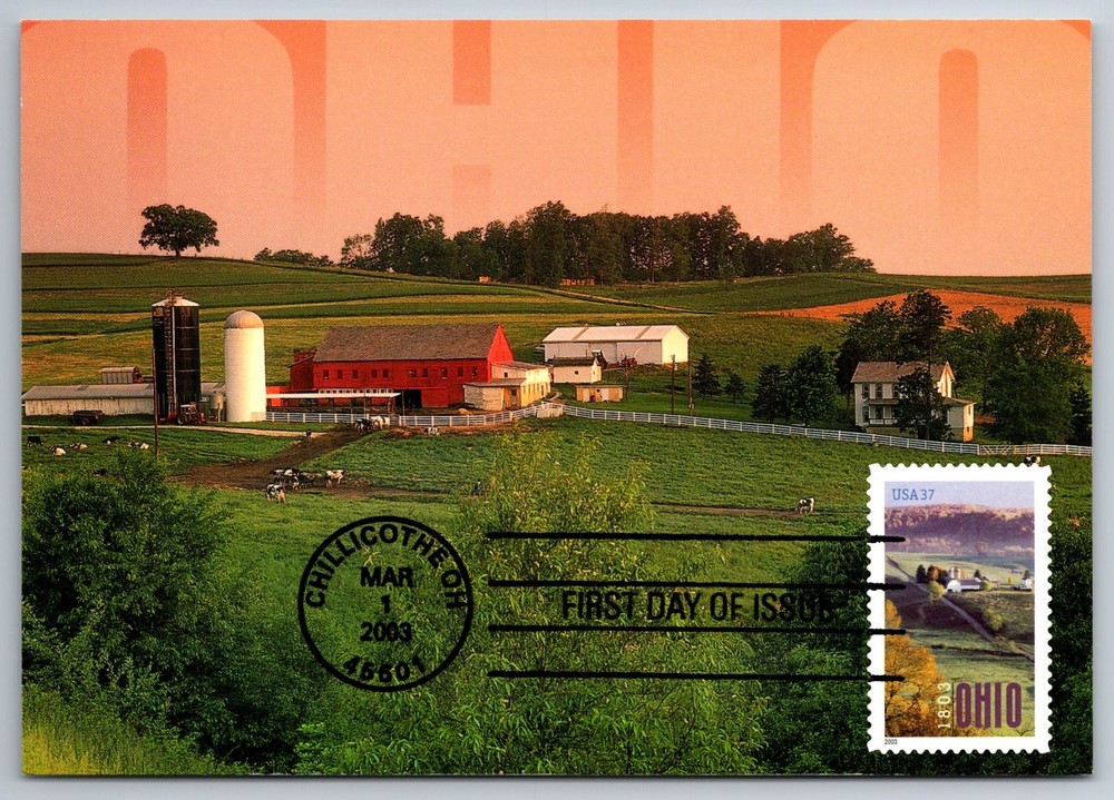 #3773 Ohio Statehood FDC Maxi Card