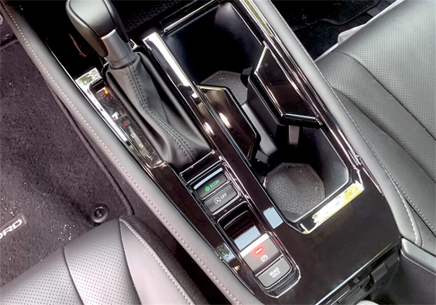 Central Console Gear Shift Frame Panel For Honda Accord 23-24 11th Bright Black