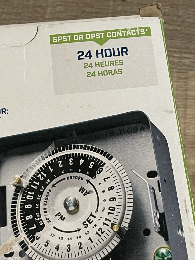 Tork 1109A 24hr Timer Time Switch Multi Voltage