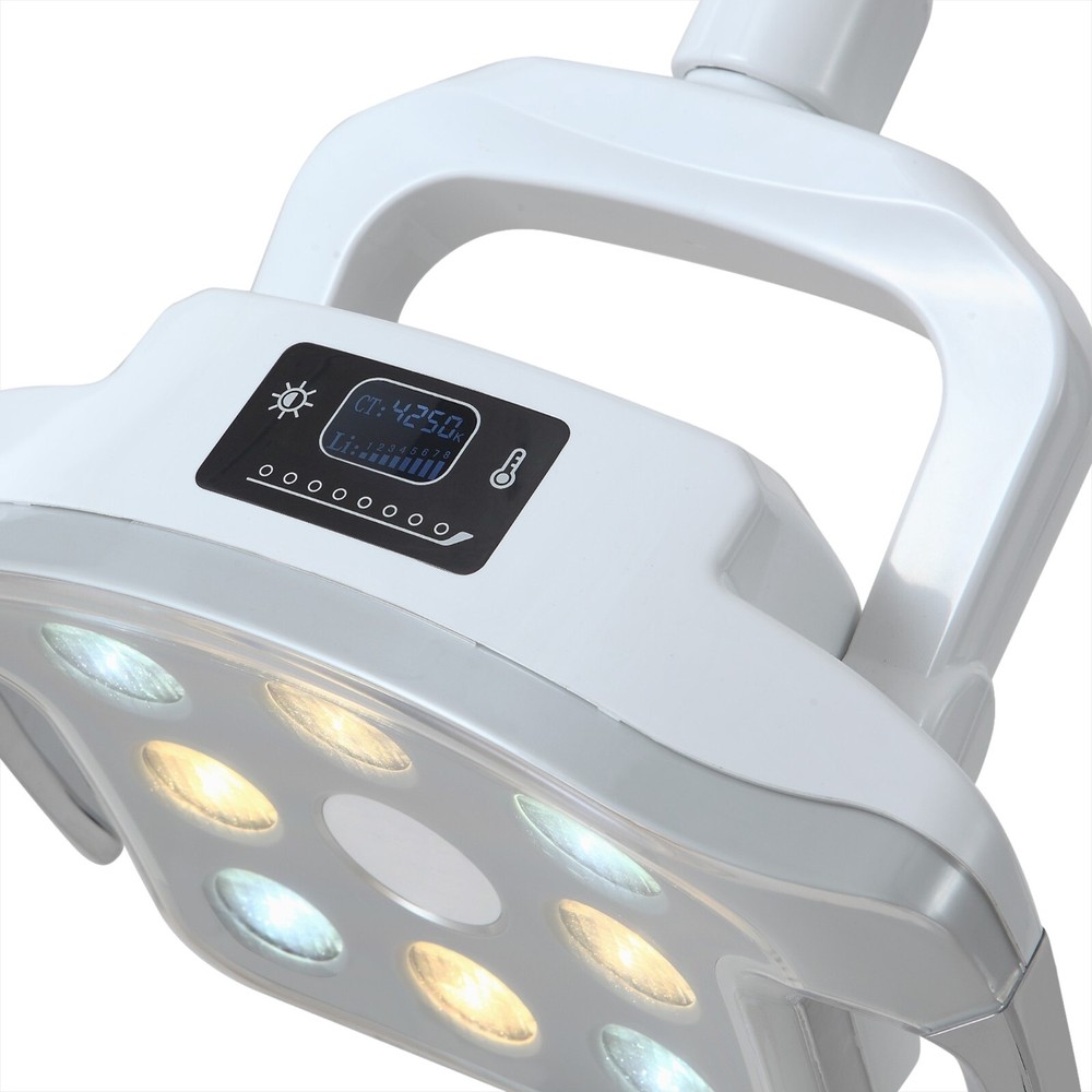 Dental Operating Light Ceiling Mounted 8 Bulbs LED Sensor Light with Touch Sceen