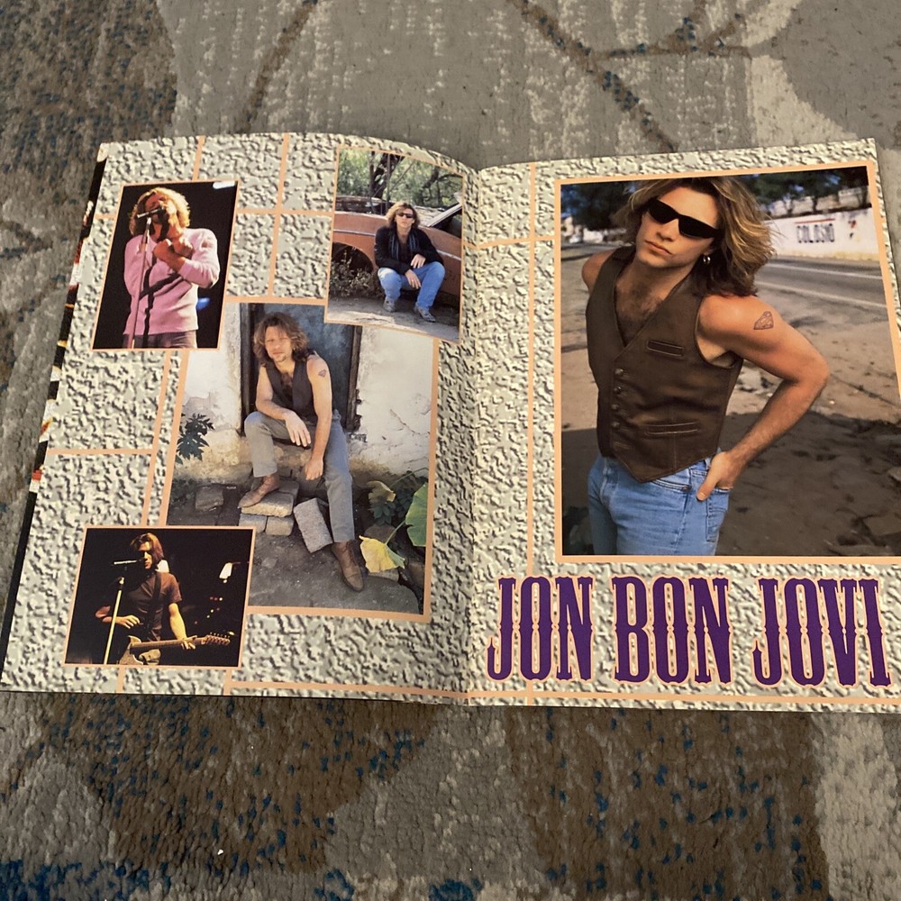 Bon Jovi world tour program book