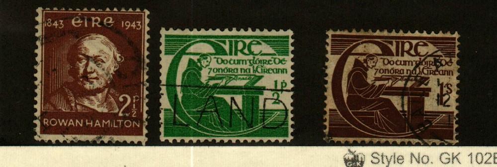 Ireland #127-9 used