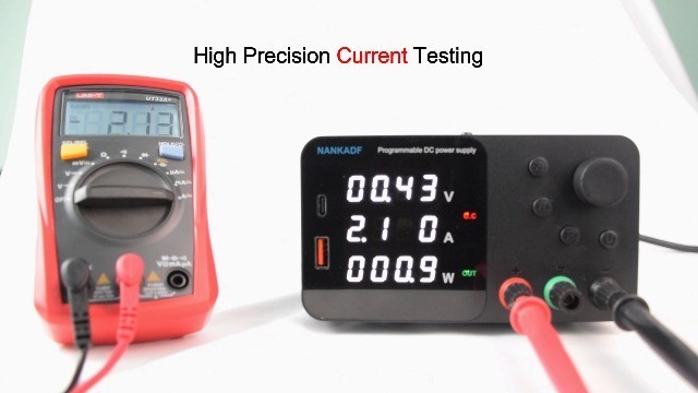 30V 10A Adjustable Bench Power Supply, USB & Type-C Quick Charge, Short Circuit