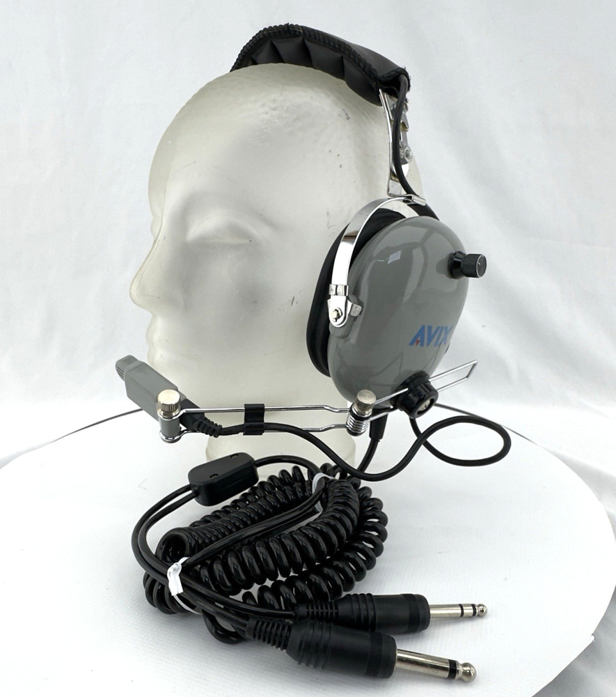 AVIX Aviation Headset Dual Plug Pilot Headset Tested