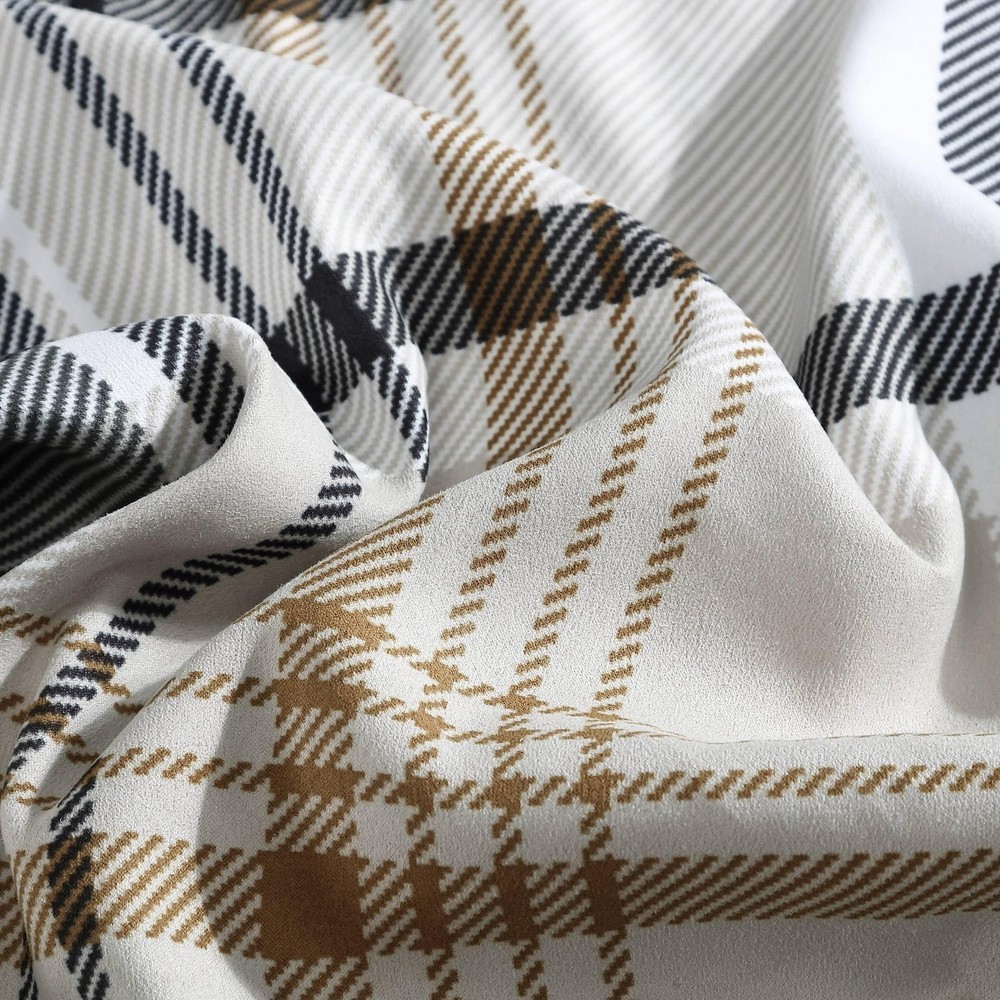 Eddie Bauer - Queen Comforter Set, Plaid Queen, Normandy Grey