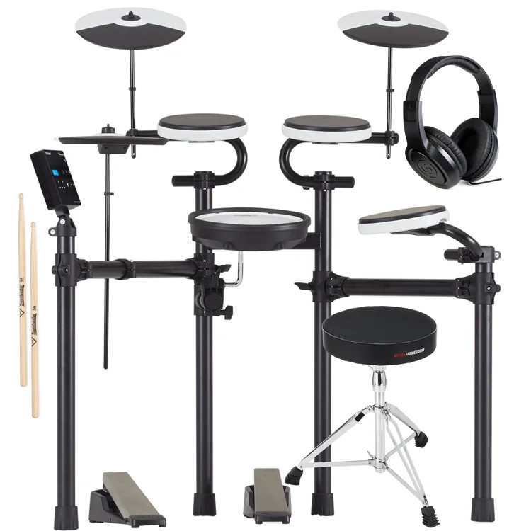Roland V-Drums TD-02KV Electronic Drum Set Essentials Bundle