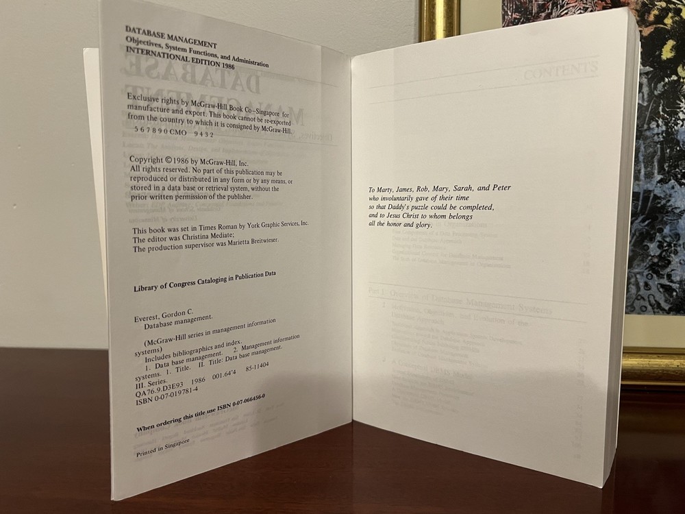 Database Management: Objectives, System Functions & Administration by Everest