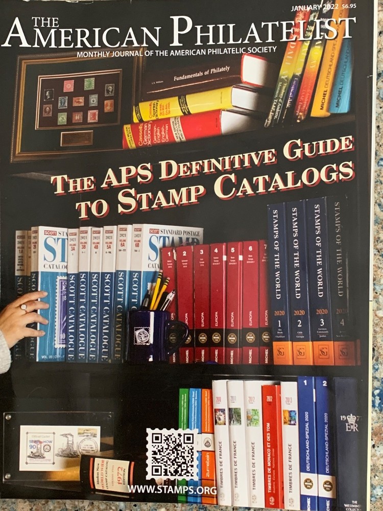 American Philatelist Magazine  2022, January