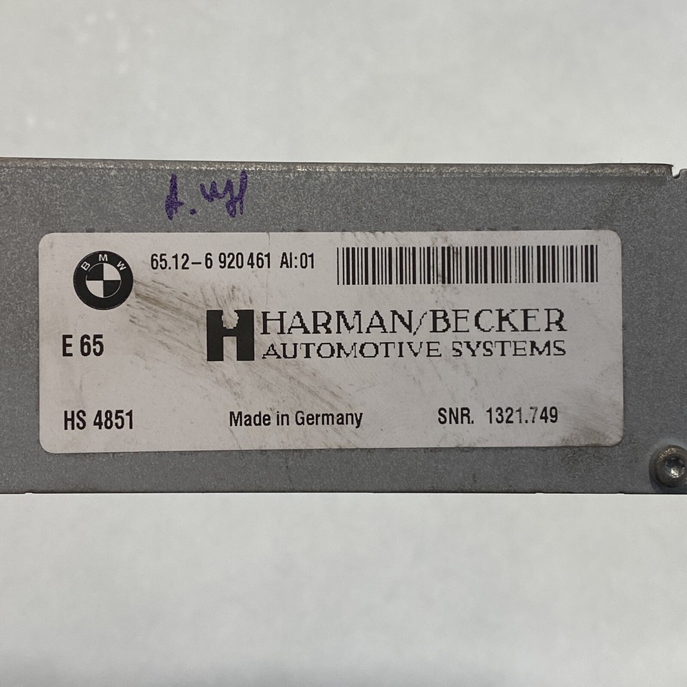 BMW e60 e61 e63 e65 OEM Amplifier Stereo HiFi Harman/Becker 6920461