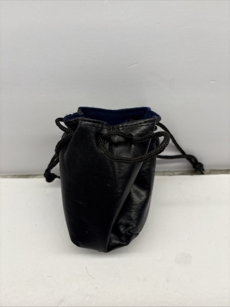 4X3X3" Lens Soft Pouch Case/Storage Bag: Black Bag Drawstring. Read Description