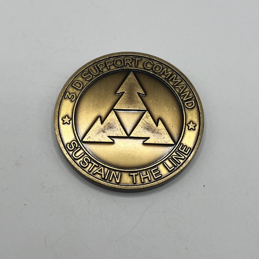 Circa 90s US Army 3rd Corps Support Command. Commanding General Coin Germany