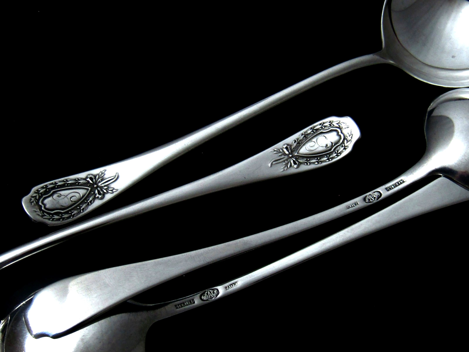 ❤️ APOLLO 1900 ALVIN STERLING BOUILLON SOUP SPOON 5 ¼”- SET 6PC